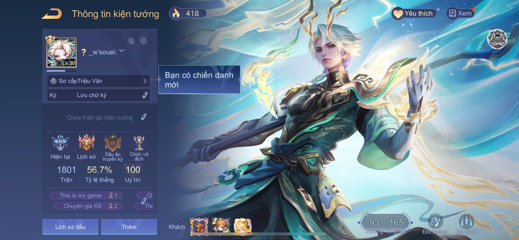 Acc Liên Quân VIP