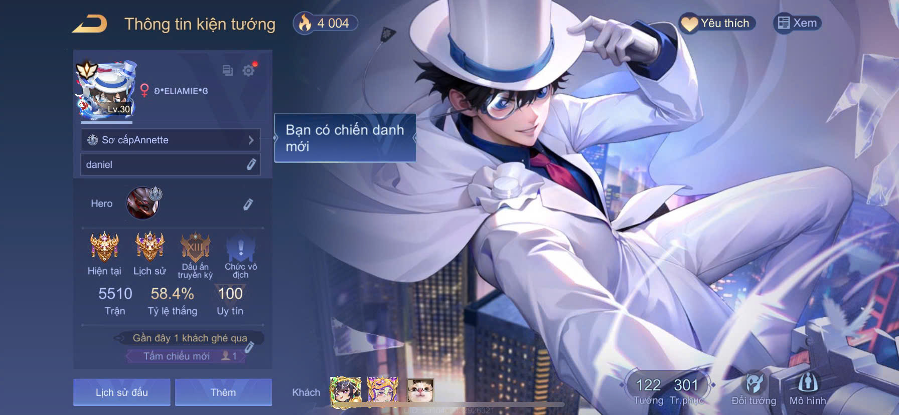 Acc Liên Quân VIP